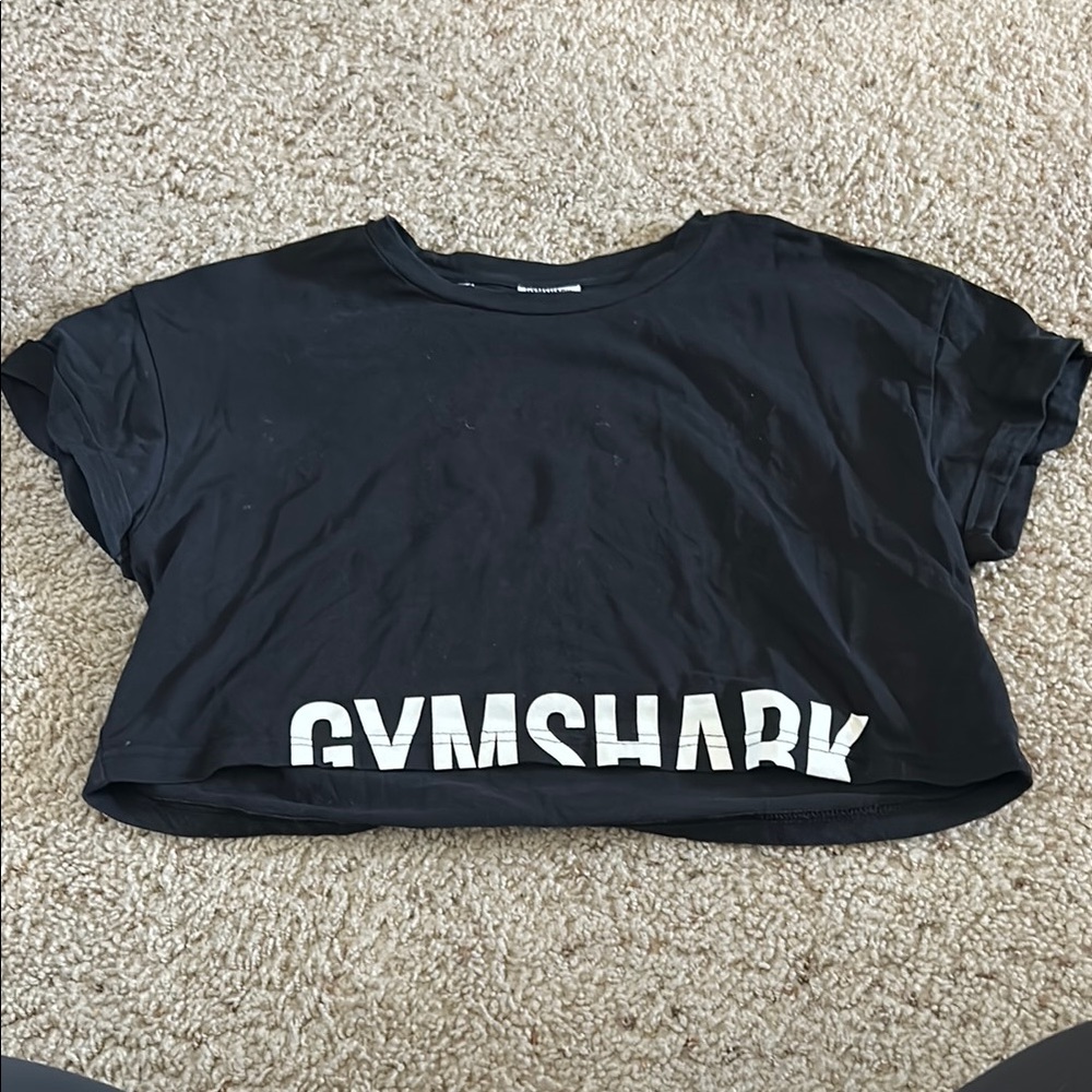 Gymshark Charcoal Crop Top